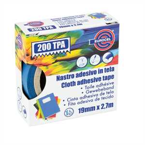 NASTRO ADESIVO TELATO Blu mm19xmt2,7