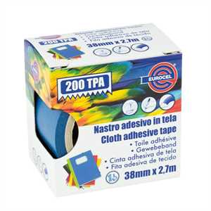 NASTRO ADESIVO TELATO Blu mm38xmt2,7
