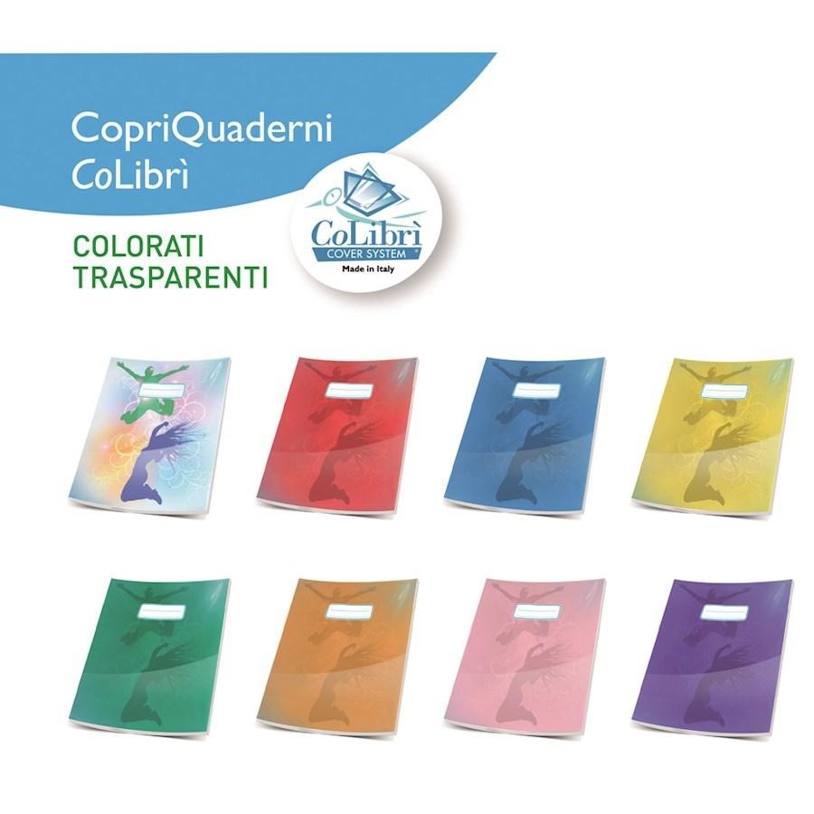 CopriMaxi Trasparente Viola 140myc Portanome I'm Green COLIBRI