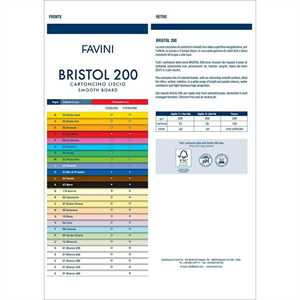 BRISTOL Liscio cm50x70 63.NERO FAB35