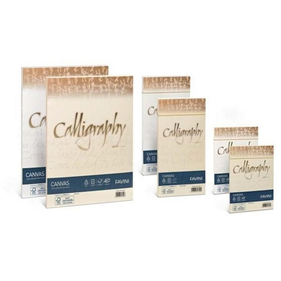 Busta Calligraphy CANVAS cm12x18    AVORIO pz25