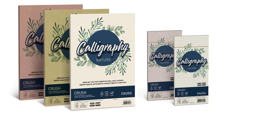 BUSTA Calligraphy NATURE cm11x22    AGRUMI pz25