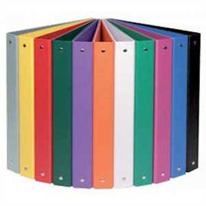 Raccoglitore cm22x30 050 Nero       4 anelli Europa