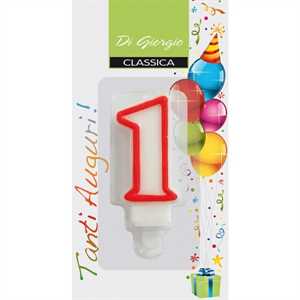 Candela NUMERO 1 pz6 COMPLEANNO