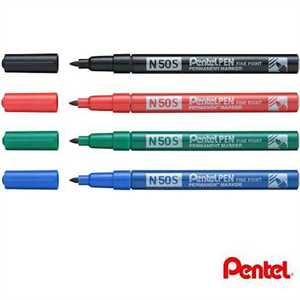 Marker PENTEL PEN N50 SLIM PUNTA    TONDA ROSSO