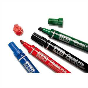 Marker PEN N60 Punta Scalpello Rosso