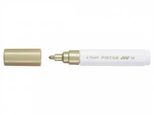 MARCATORE PINTOR PUNTA MEDIA ORO METALLIC