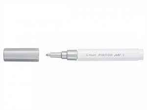 MARCATORE PINTOR PUNTA FINE ARGENTO METALLIC