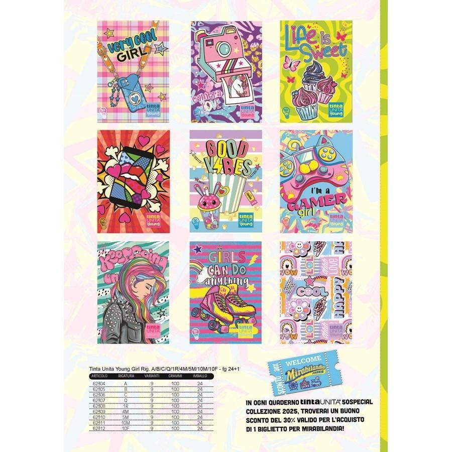 MAXI 10M TINTA UNITA YOUNG GIRL 50 SPECIAL 100GR