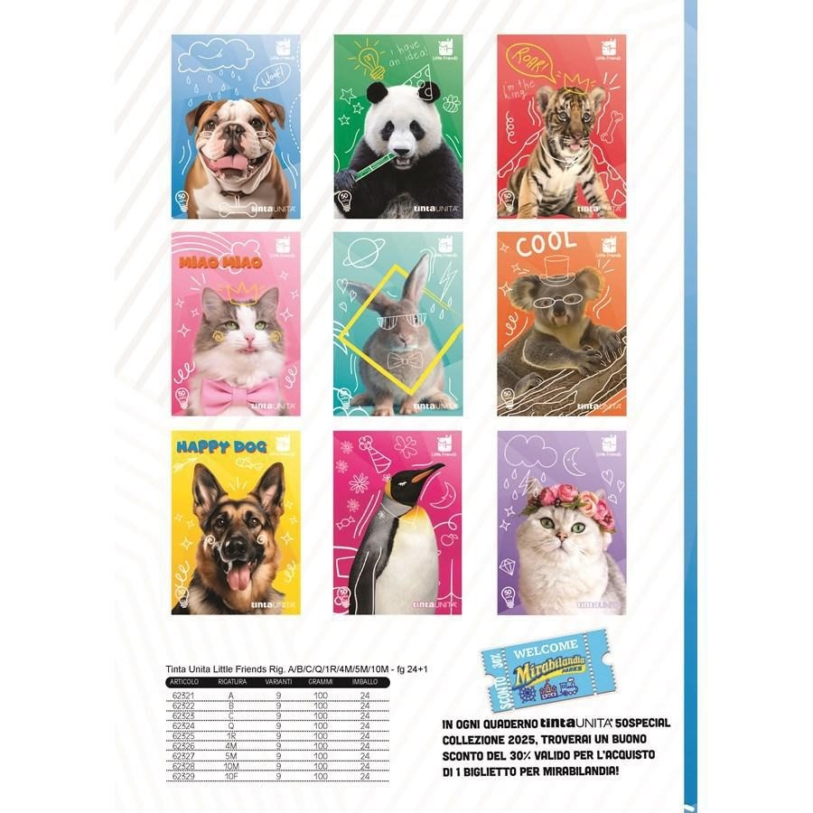 MAXI 10M TINTA UNITA LITTLE FRIENDS 50 SPECIAL 100GR