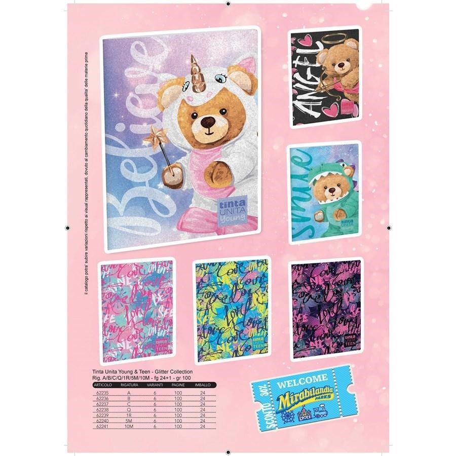 MAXI 10M TINTA UNITA YOUNG & TEEN GLITTER 50 SPECIAL