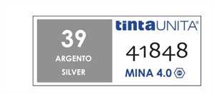 PASTELLI TINTAUNITA MINA 4MM 12PZ ARGENTO 39