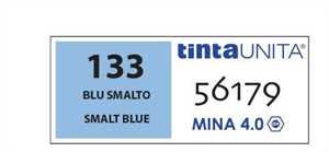 PASTELLI TINTAUNITA MINA 4MM 12PZ BLU SMALTO 133