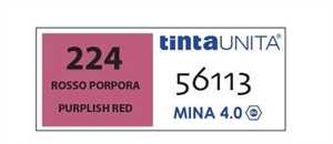 PASTELLI TINTAUNITA MINA 4MM 12PZ ROSSO PORPORA 224