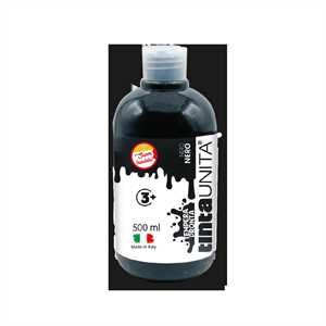 TEMPERA PRONTA 500ML NERO TINTAUNITA