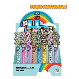 DISPLAY PENNE CLICK CLACK (36 NERE-12 ROSSE) TINTAUNITA ZOO 2024