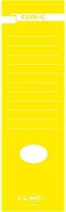 COPRIDORSI ADESIVI IN CARTACDR-C 7x34,5cm pz10 GIALLO