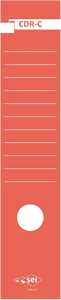COPRIDORSI ADESIVI IN CARTACDR-C 7x34,5cm pz10 ROSSO