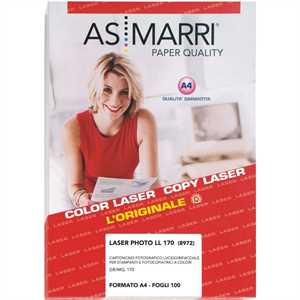 MARRI CARTA PHOTO LASER GR170 f100 A4 BIFACCIALE *8972*