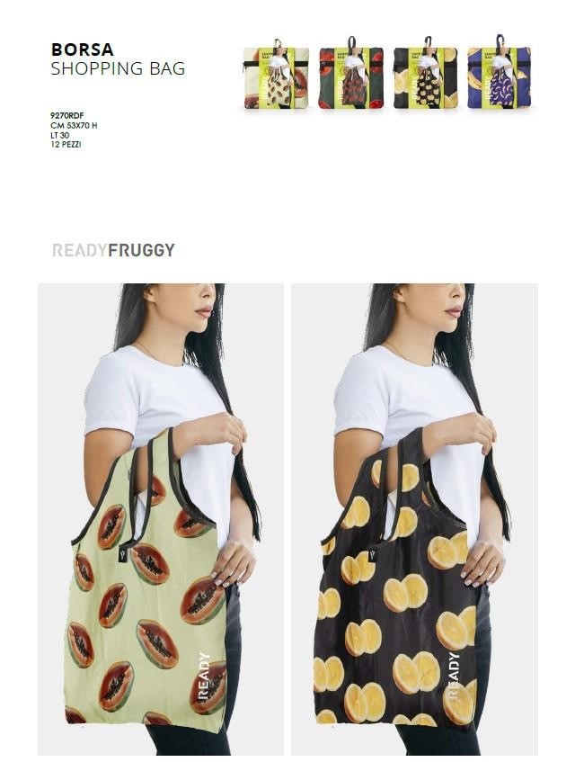 BUSTA SHOPPER RIPIEGABILE READY FRUGGY IN NYLON