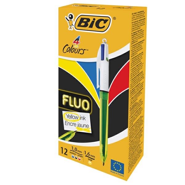 BIC 4 COLOURS FLUO