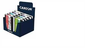DISPLAY DA BANCO CON 10 SKETCHBOOK 14X21,6CM CANSON