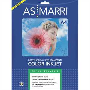 MARRI CARTA TRASF.TERM.A4 f10 TESSUTO CHIARO INK-JET *8200*