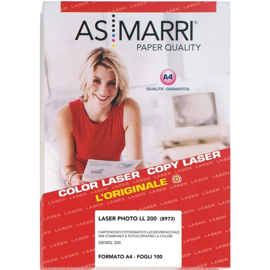MARRI CARTA PHOTO LASER GR200 f100 A4 BIFACCIALE *8973*