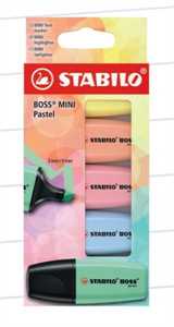 STABILO BOSS MINI ASTUCCIO DA 5 COLORI PASTEL