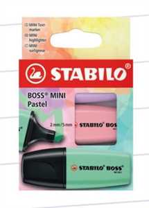 STABILO BOSS MINI ASTUCCIO DA 3 COLORI PASTEL