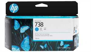 HP CIANO 738 130ML DESIGNJET 498N5A