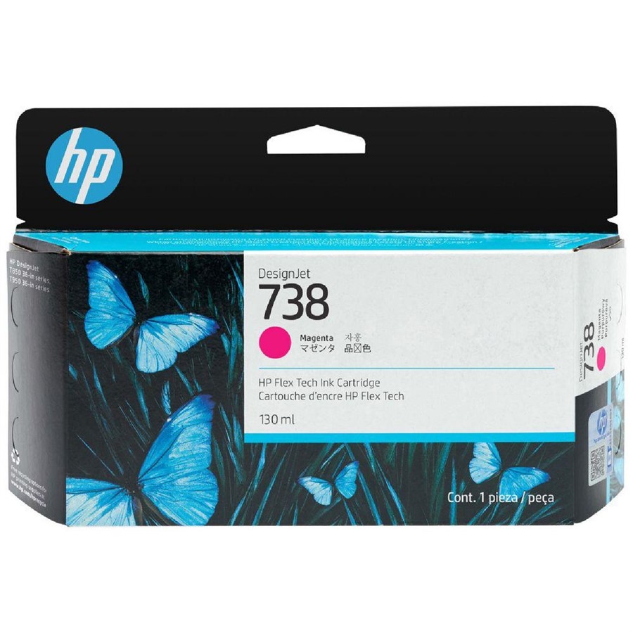HP MAGENTA 738 130ML DESIGNJET 498N6A