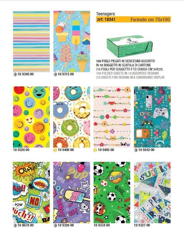 CARTA REGALO 100X70 100FF TEENAGERS