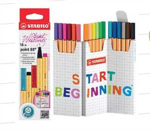 STABILO PEN 88 ASTUCCIO ZIG ZAG IN CARTONE DA 18PZ
