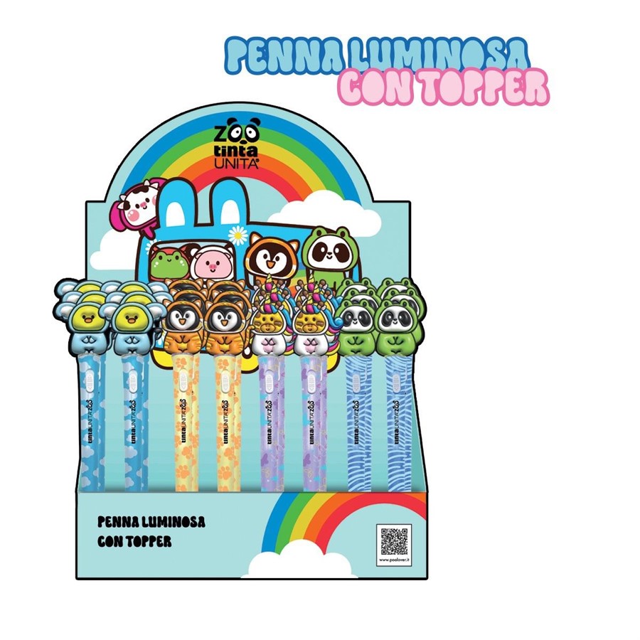 DISPLAY PENNE LUMINOSA CON TOPPER TINTAUNITA ZOO 2024