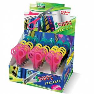 FORBICI NEON cm12,5 PUNTA TONDA