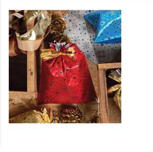 BUSTA ARG.16X25 CRYSTAL pz100 NATALE