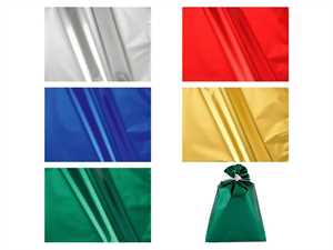 BUSTA ARG.40x65 MILLERIGHE METAL PZ.50 NATALE