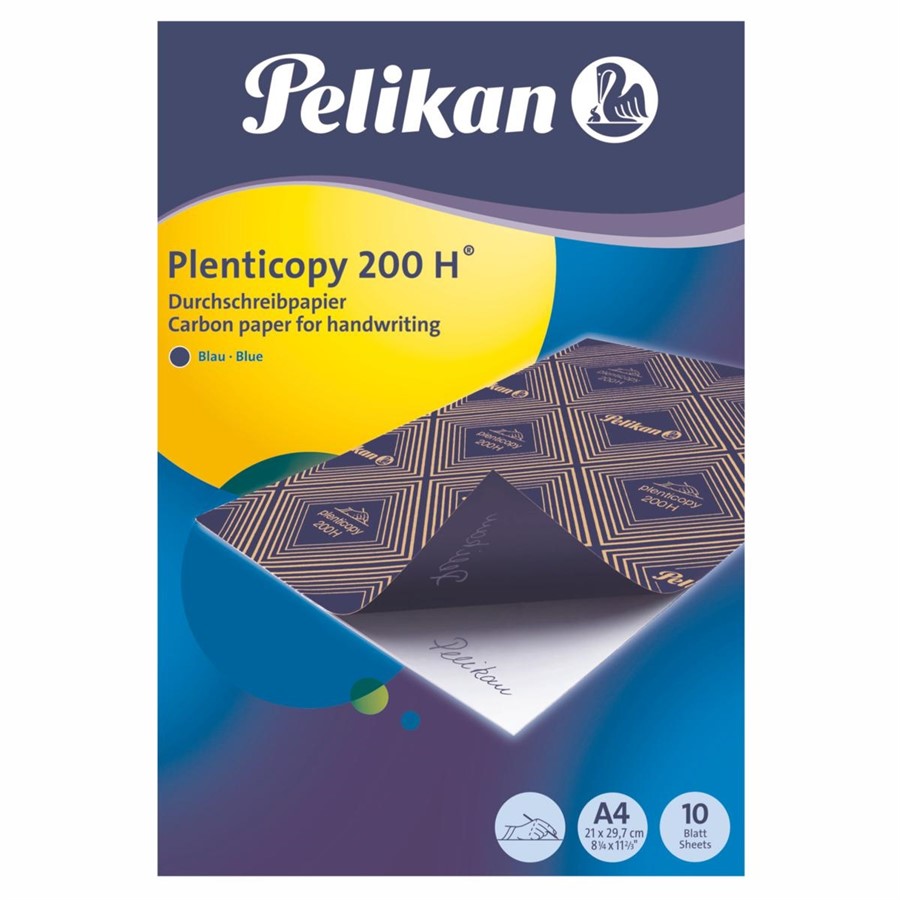 CARTA COPIATIVA BLU A4 CF.DA 10 FOGLI PLENTICOPY 200