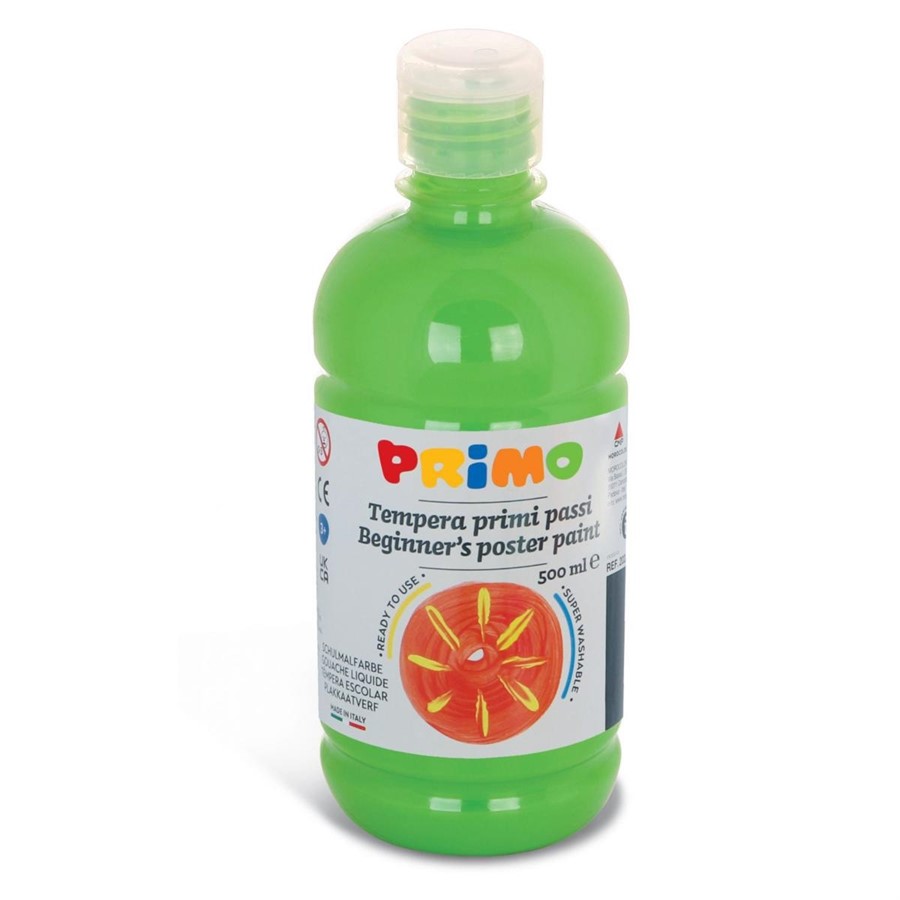Tempera BRILLANTE 500ML VERDE CHIARO 600