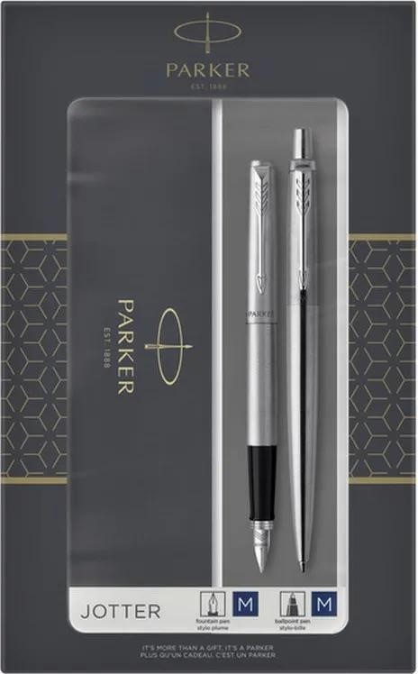 JOTTER STAINLESS GIFT SET SFERA CT M + STILO M