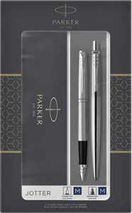 JOTTER STAINLESS GIFT SET SFERA CT M + STILO M