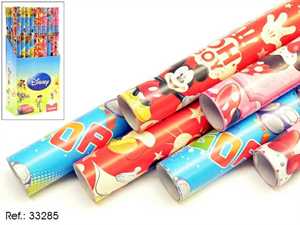 CARTA REGALO Rotolo mt2x0,70 DISNEY