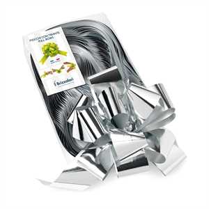 COCCARDE STRIP mm50 pz30 argento splendid