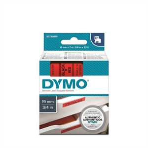 NASTRO DYMO 19X7 NERO/ROSSO(458070)