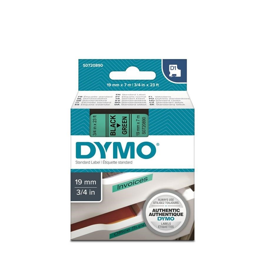 NASTRO DYMO 19X7 NERO/VERDE(458090)