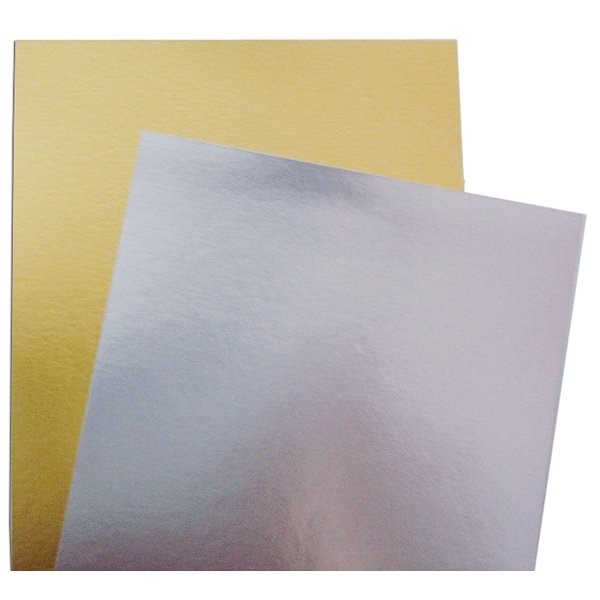 CARTONCINO cm50x70 f10 ARGENTO