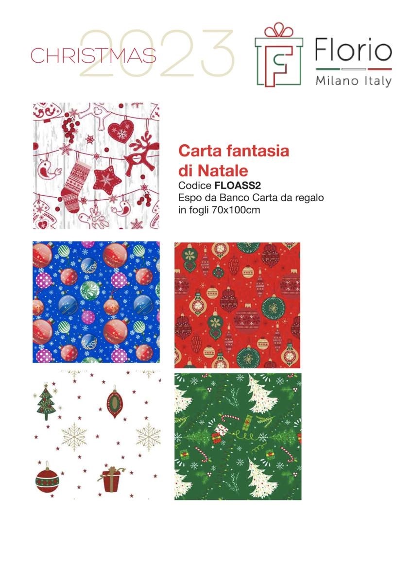 CARTA REGALO 100FG. 70X100 NATALE ASSORTIMENTO 2