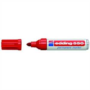 Marker EDDING 550 PT Rosso