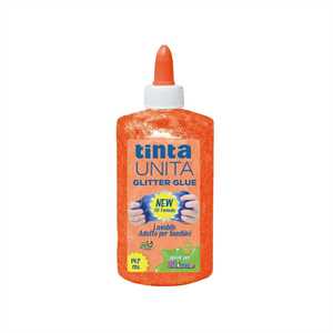 COLLA GLITTER 147 ML ARANCIO FLUORESCENTE TINTAUNITA